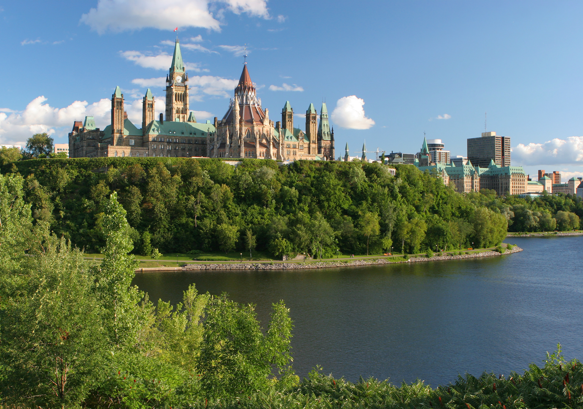 Canada's parliament building.