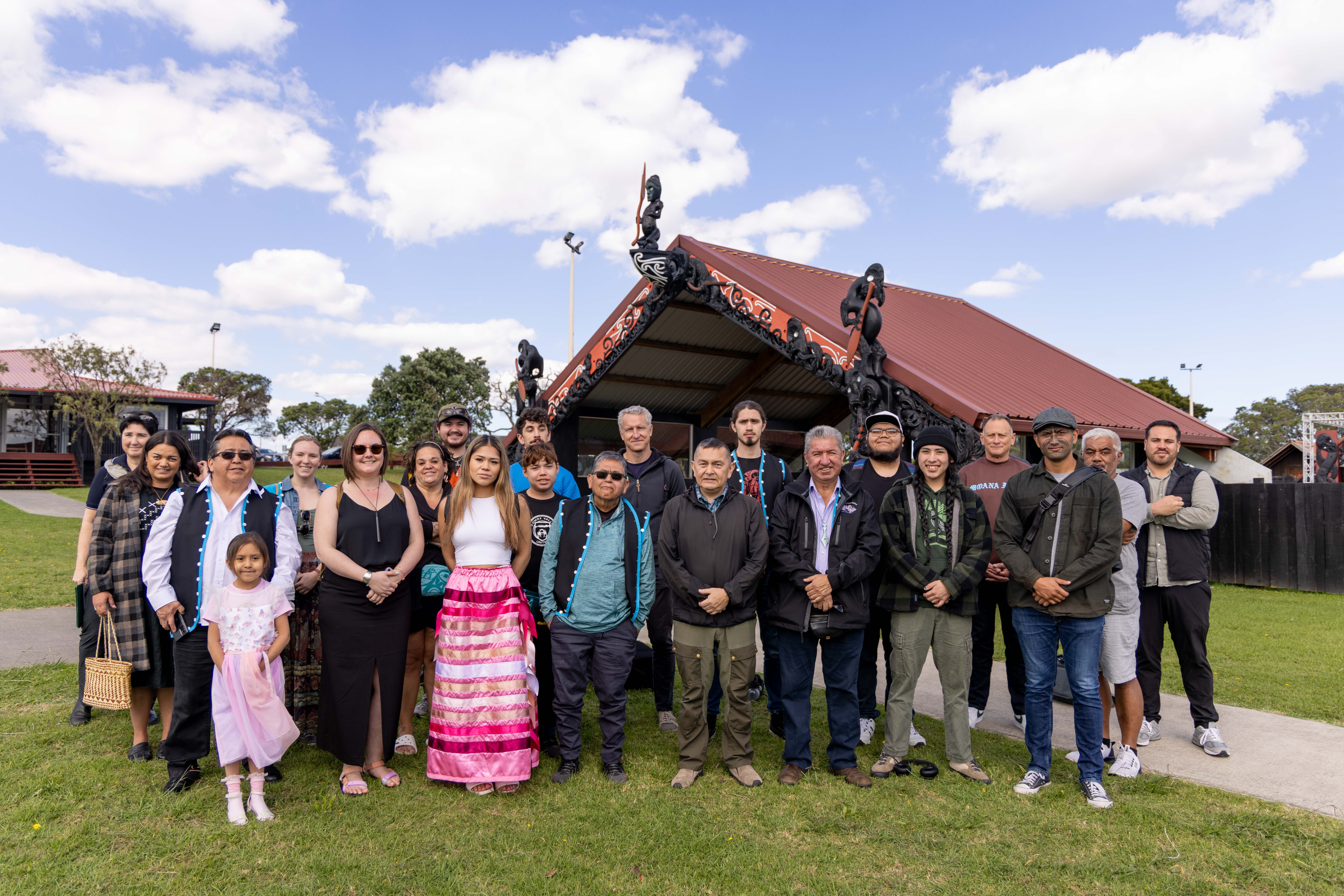 Members of the Xwémalhkwu First Nation in British Columbia arrived in Aotearoa New Zealand to meet with iwi and hapū/Māori tribal units from around the country.